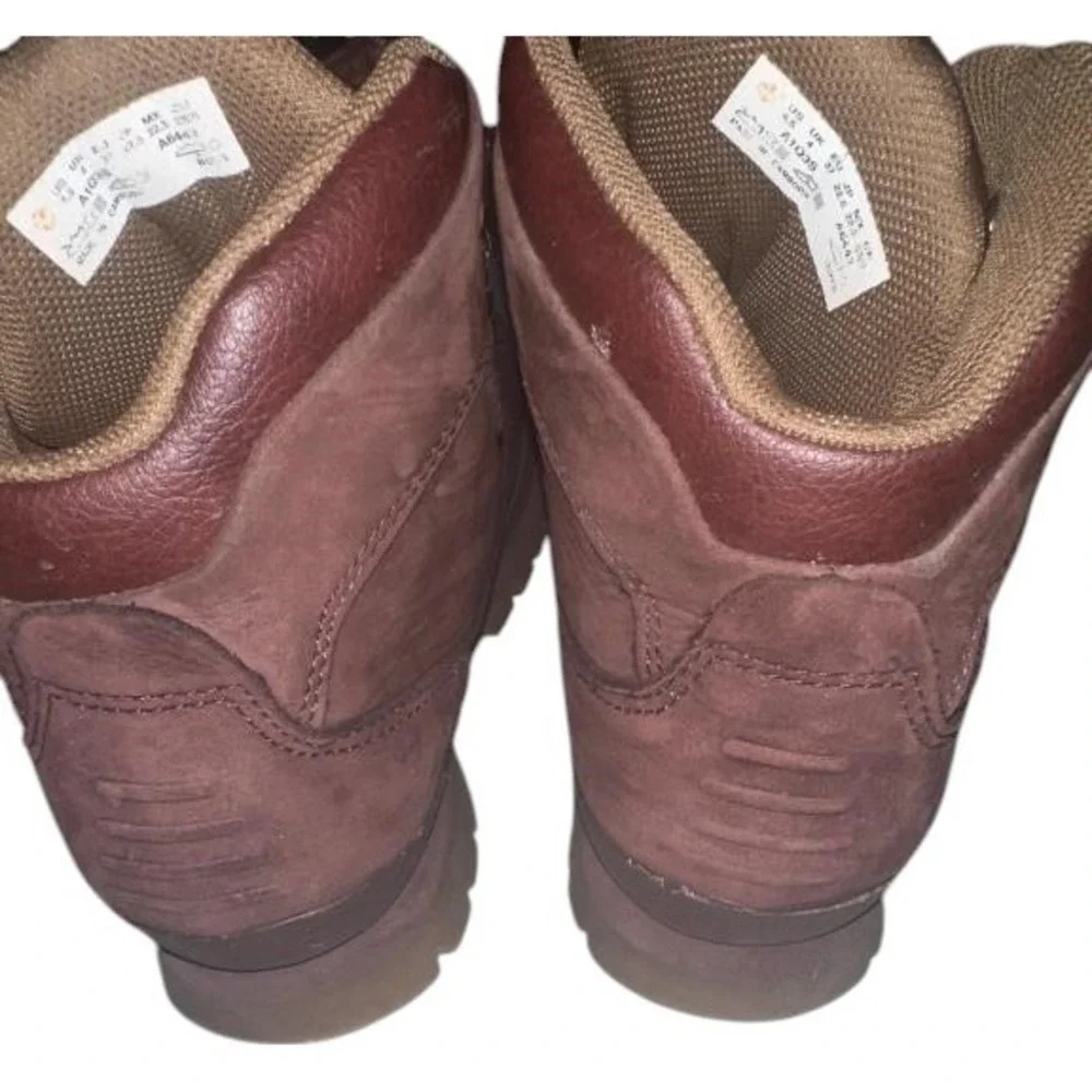 Timberland Youth Size 4.5 Burgundy‎ Euro Hiker Hiking Boots AJ-566